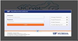 Example of the login page for ResVault